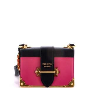 Prada Cahier Crossbody Bag Leather And #227382P11B